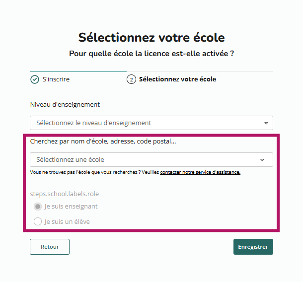 SCOODLE SO - Sélectionnez votre école.png