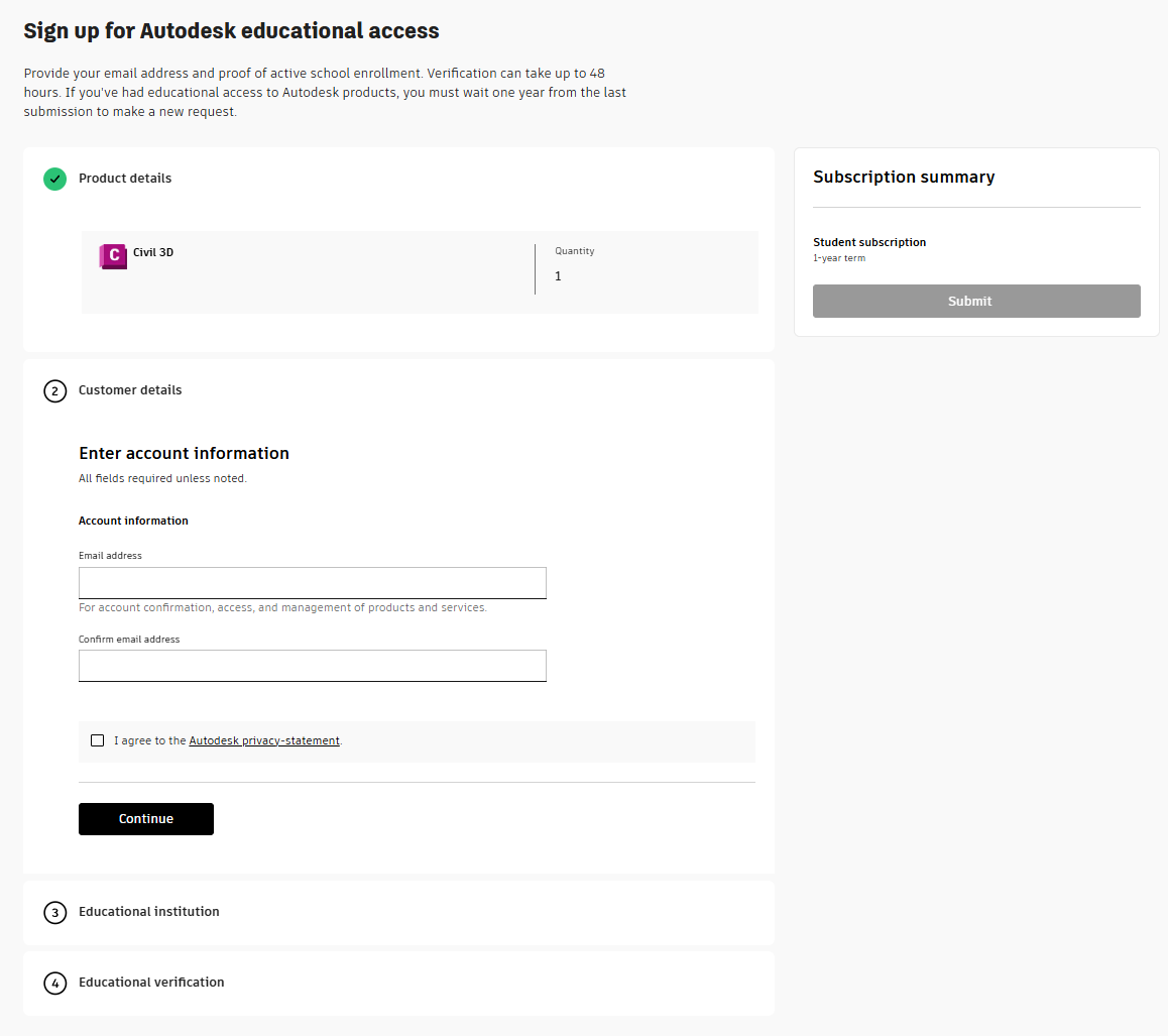 AUTODESK - Civil 3D sign up for educational access.png