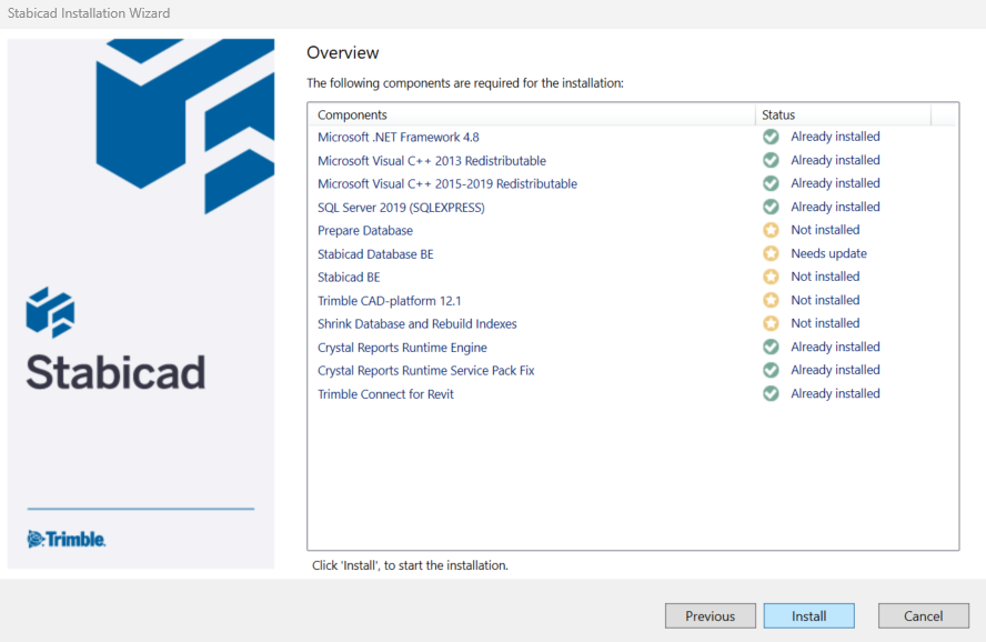 STABICAD - Installation Wizard - Advanced Local Installation - Overview.png