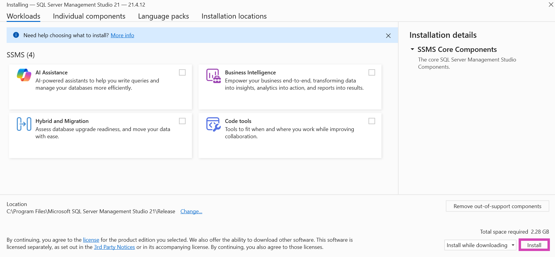 SQL Server Management Studio - Installer.png