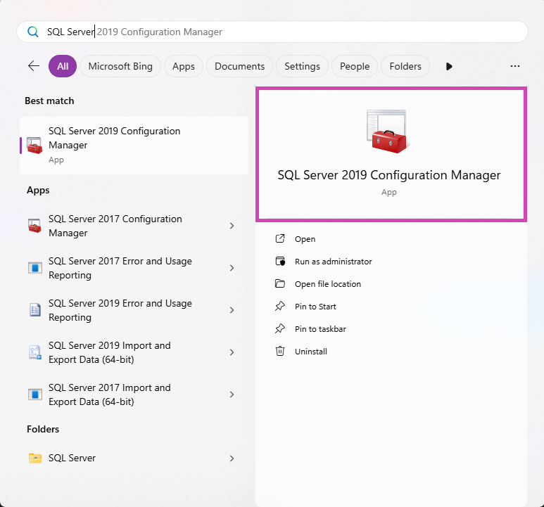 SQL Server 2019 Configuration Manager - Windows Search.png