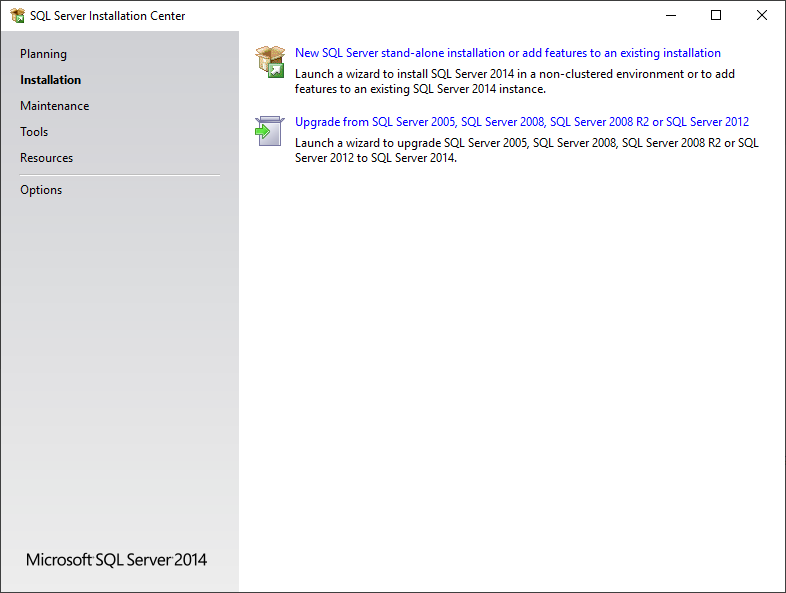 install sql server 2014 step by step