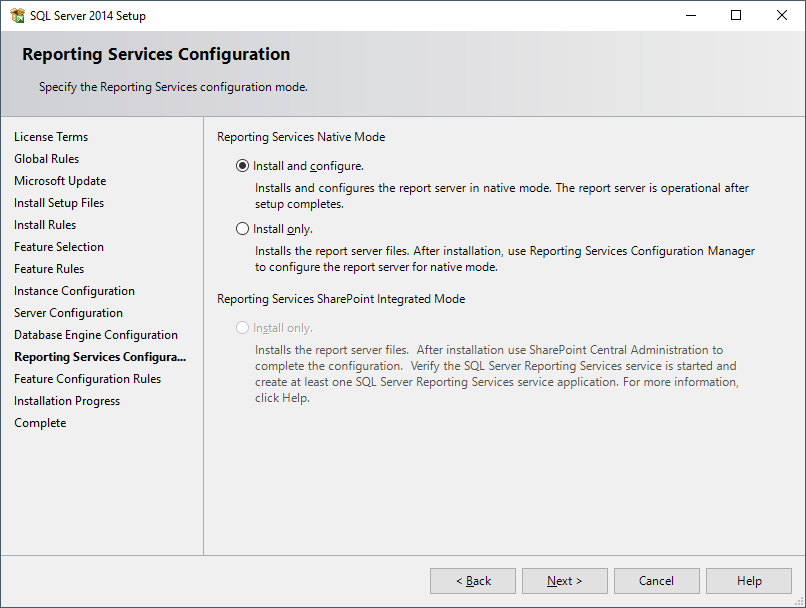 how to install sql server 2014 window 10