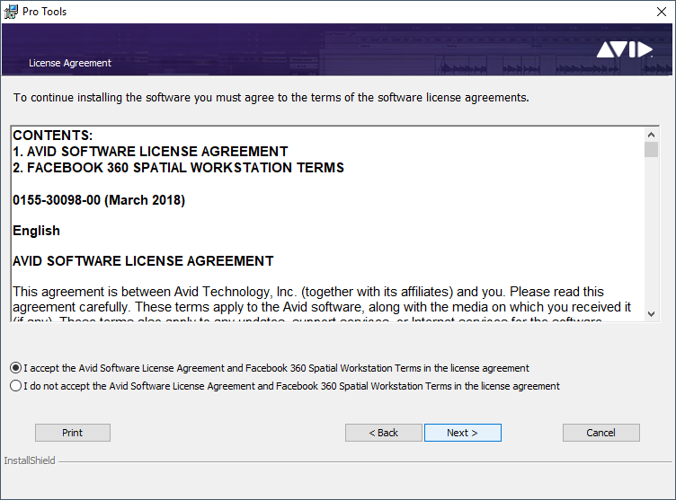 avid pro tools first pace license support error