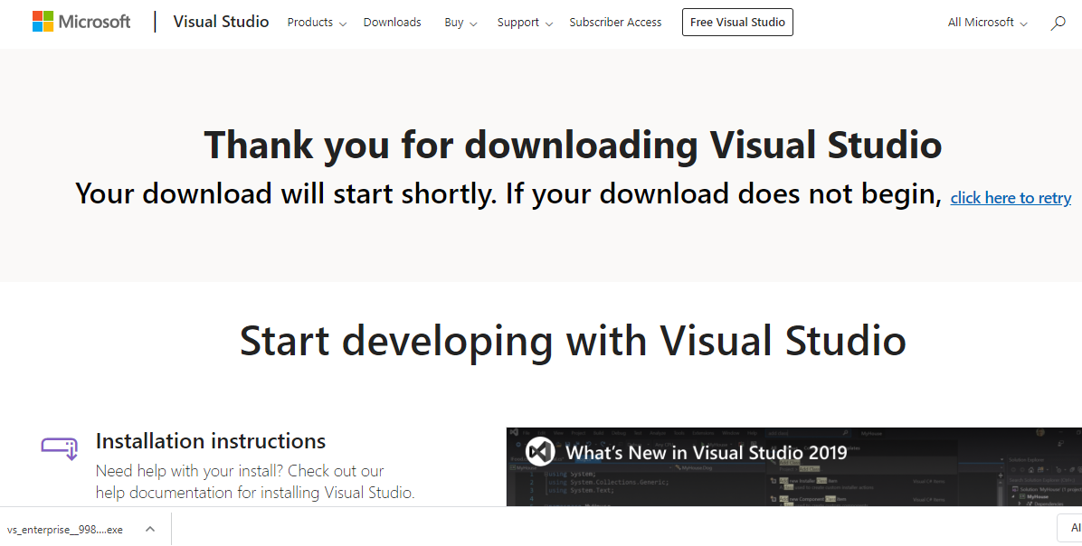 microsoft visual studio download student