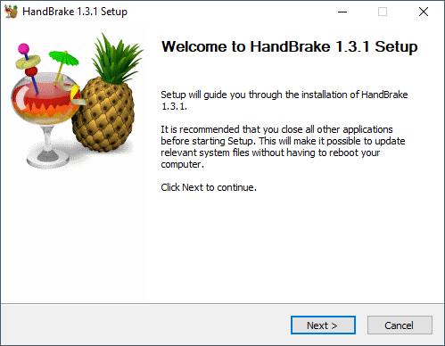 handbrake software virus