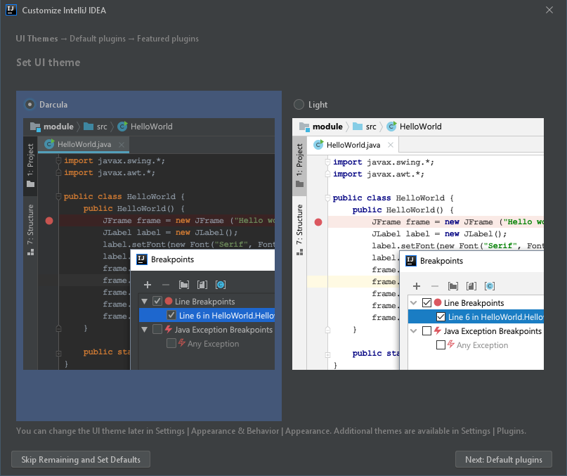 configure your intellij idea community edition installation