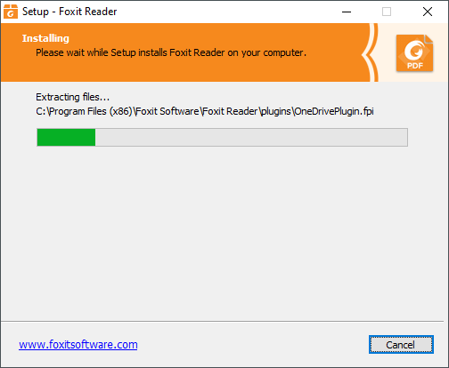 foxit reader silent install