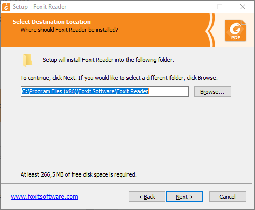 foxit reader silent install