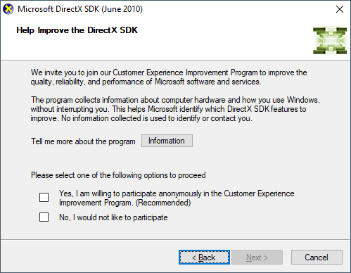 Installing DirectX 12 SDK – Academic Software Helpcenter