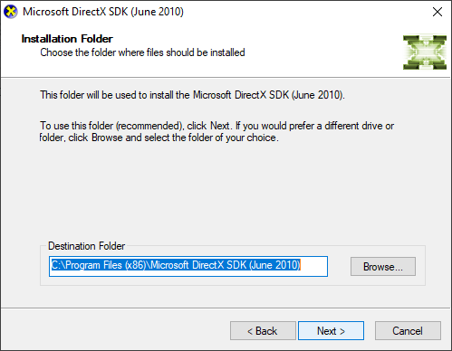 Download DirectX SDK - (June 2010) from Official Microsoft Download Center