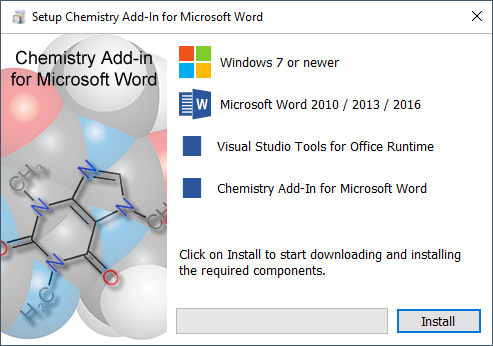 chemistry add in microsoft