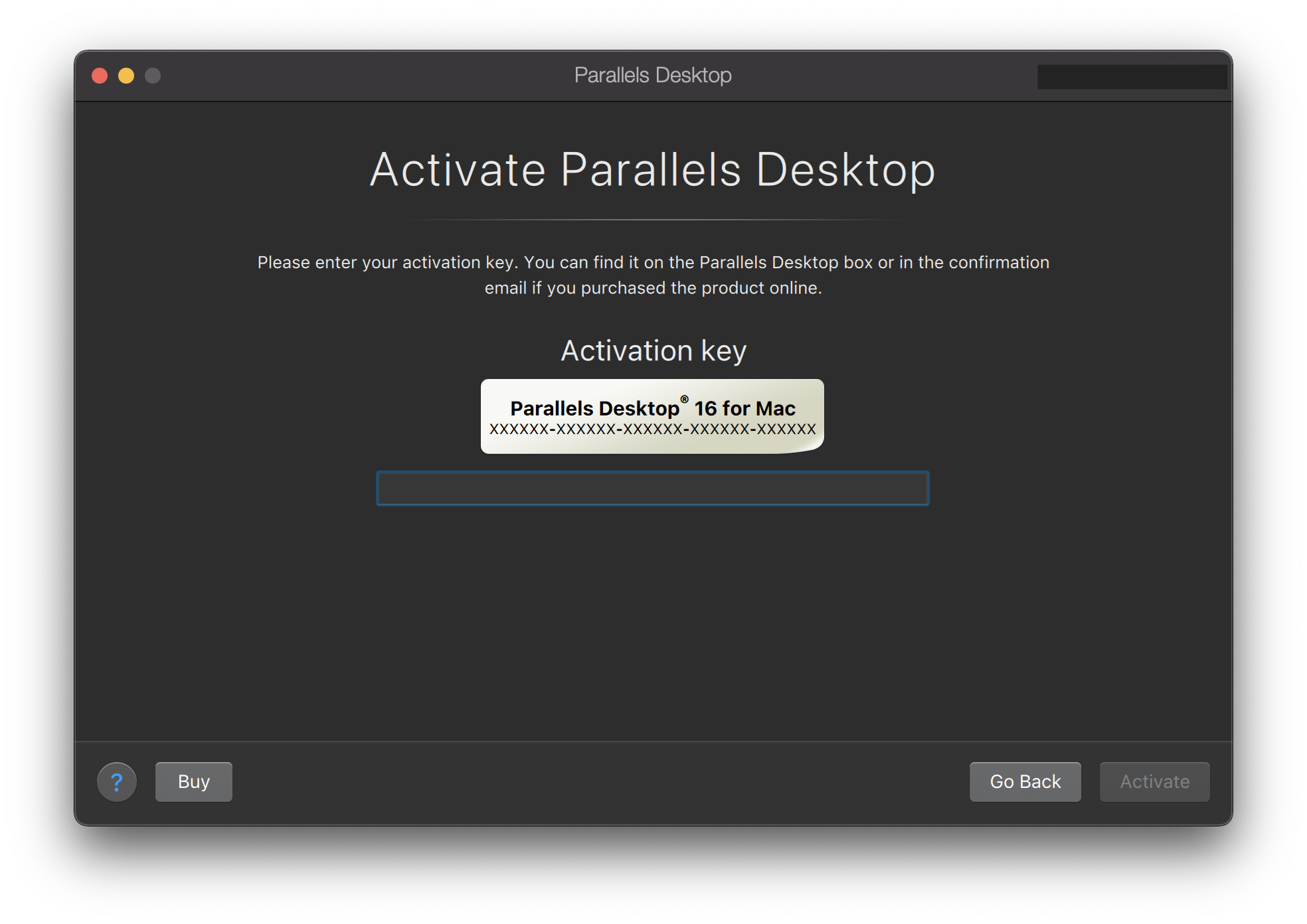 Parallel desktop 10