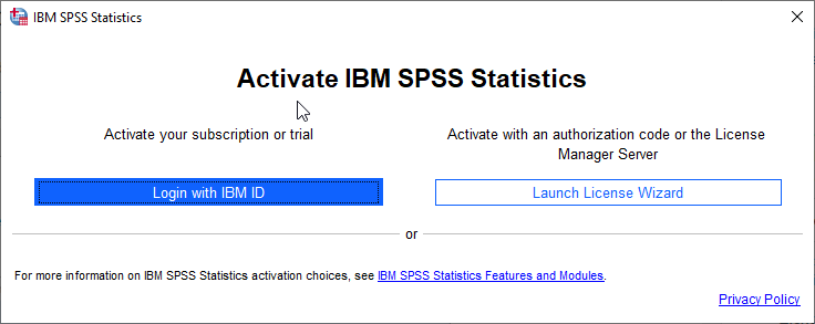 ibm spss statistics desktop installer trial