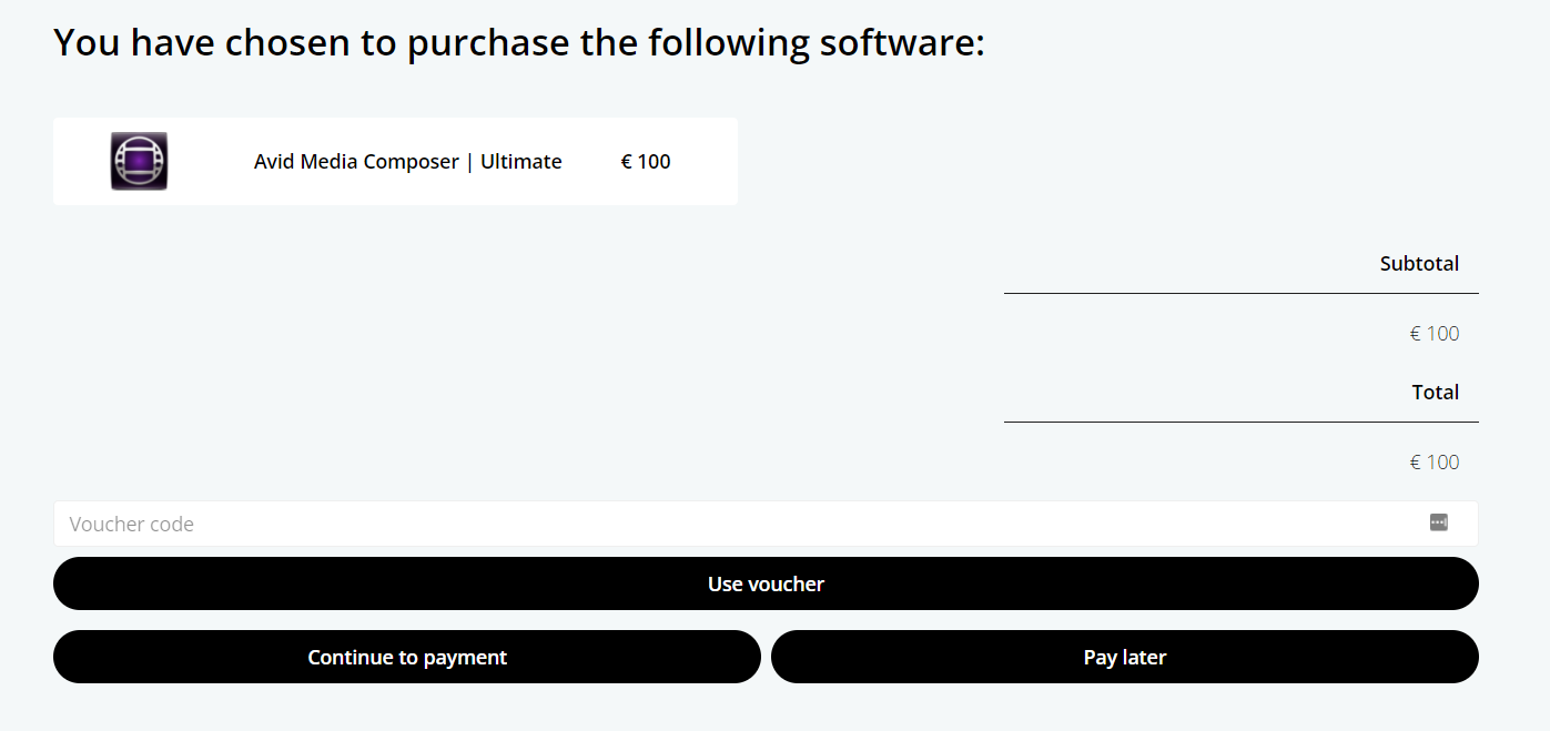 How to use a voucher to buy software – Academic Software Helpcenter