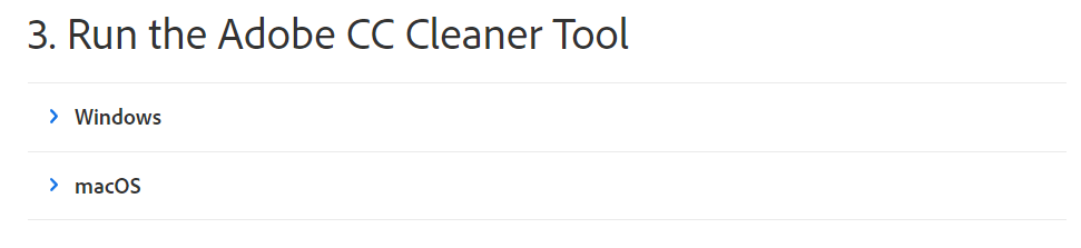 adobe cleanup tool